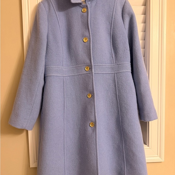J. Crew Factory Soft Blue Coat - Picture 2 of 4